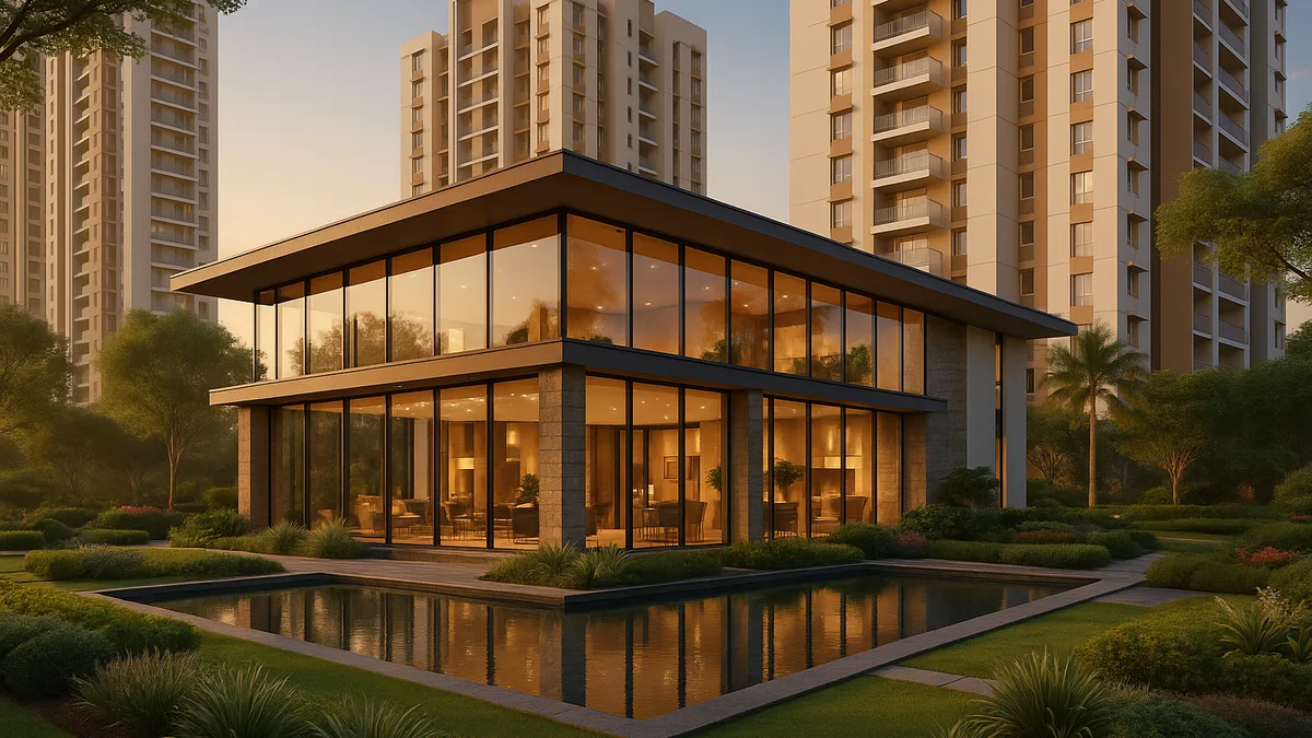 Lodha Sadahalli clubhouse arrival