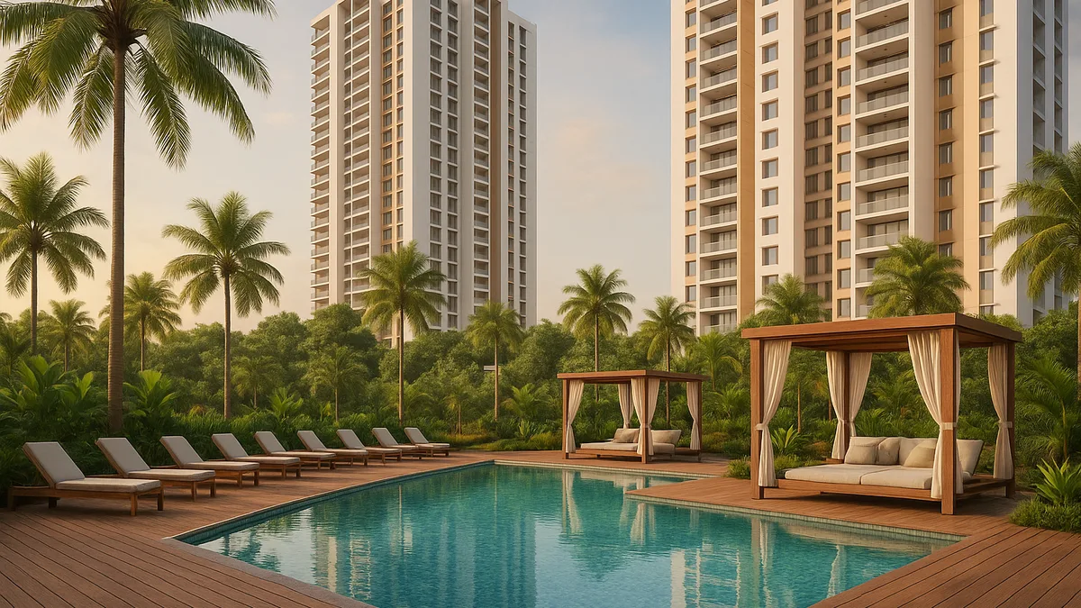 Lodha Sadahalli pool retreat
