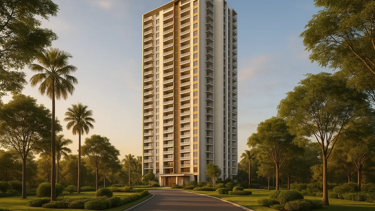 Lodha Sadahalli tower elevation render